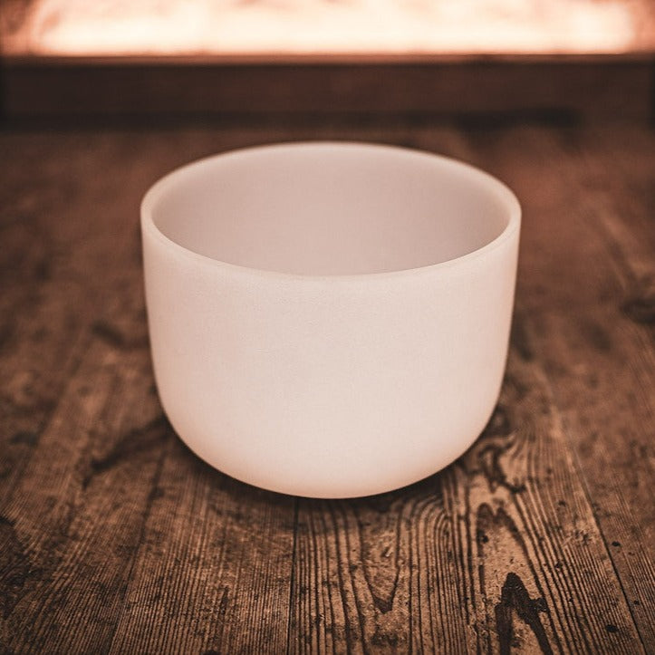 12" / 30cm Herz-Chakra Kristallklangschale F | 432Hz | Klangschalen & Stimmgabeln | Dunum.ch