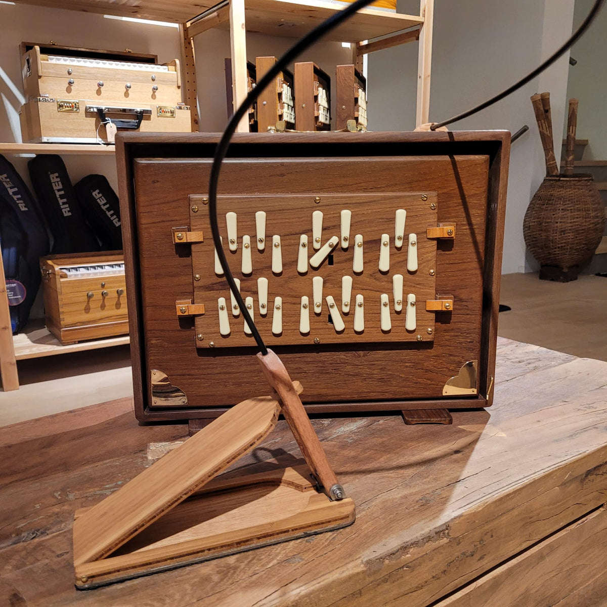 Shruti Box 2 Oktaven mit Fusspedal