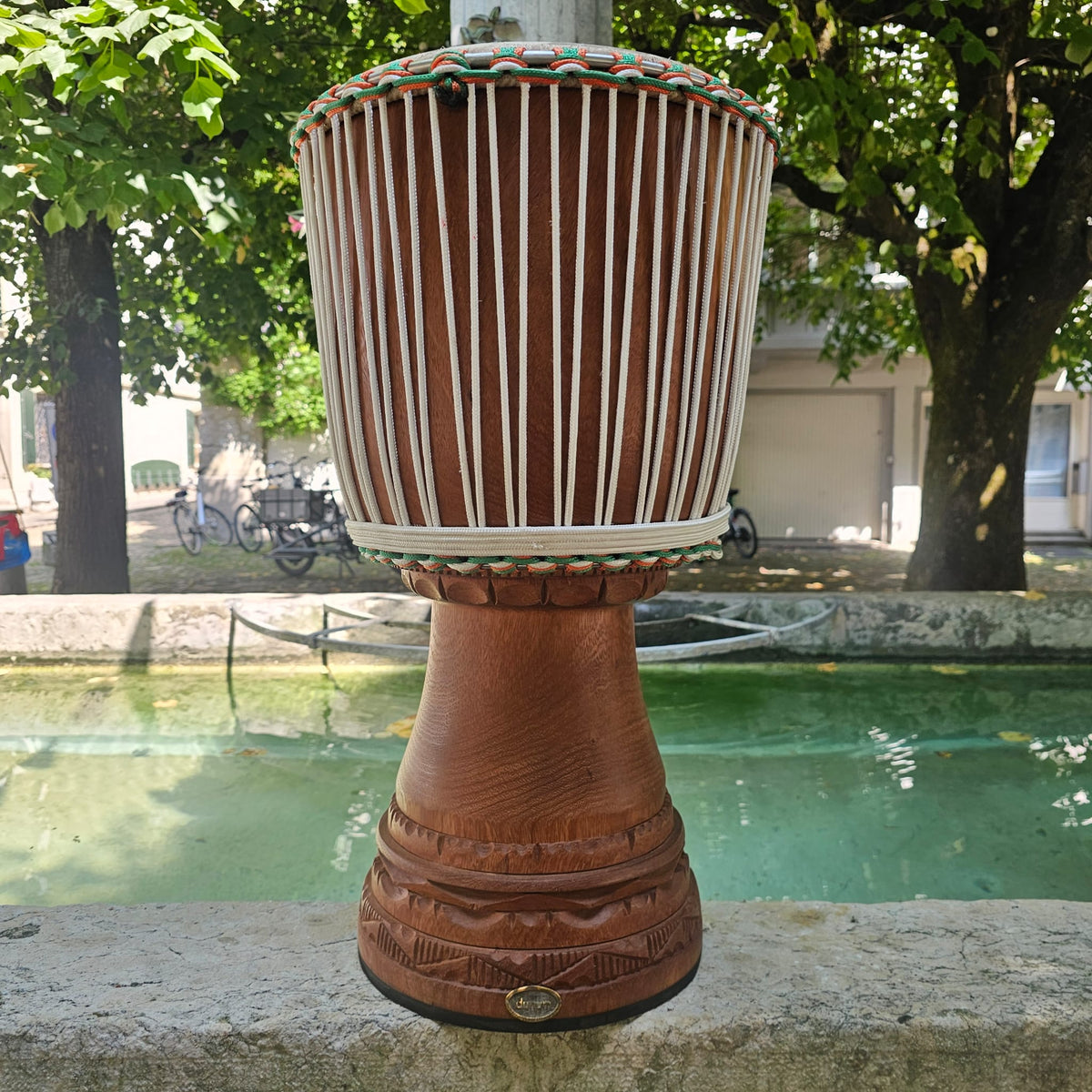Djembé PRO de Guinée 34 Ø cm, H 65 cm