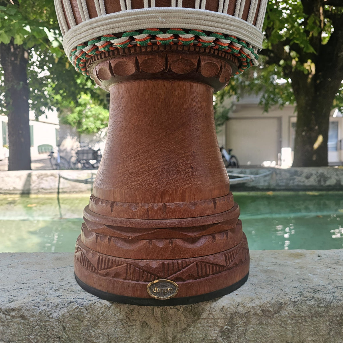 Djembé PRO de Guinée 34 Ø cm, H 65 cm