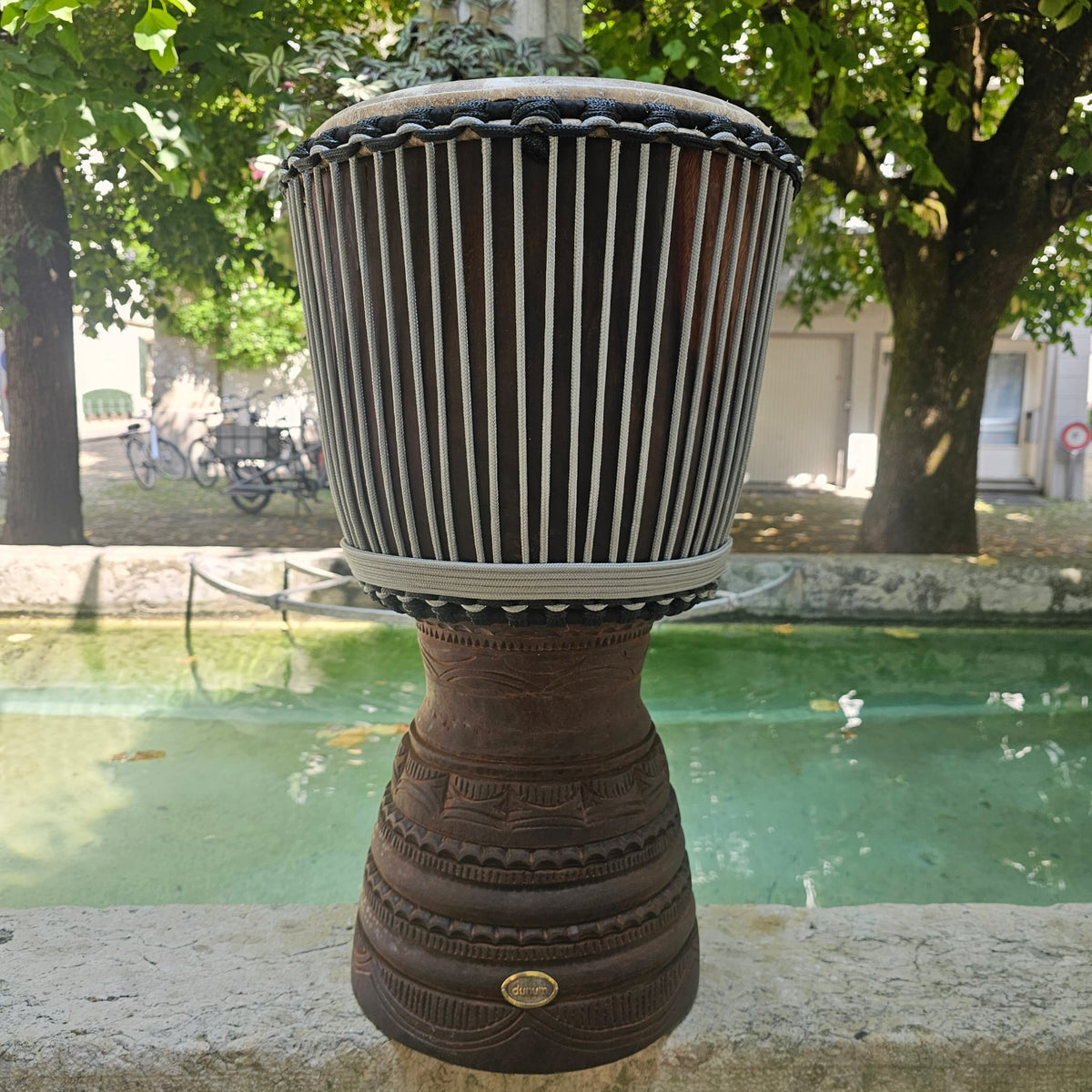 Djembé PRO du Burkina Faso 34 Ø cm, H 65 cm