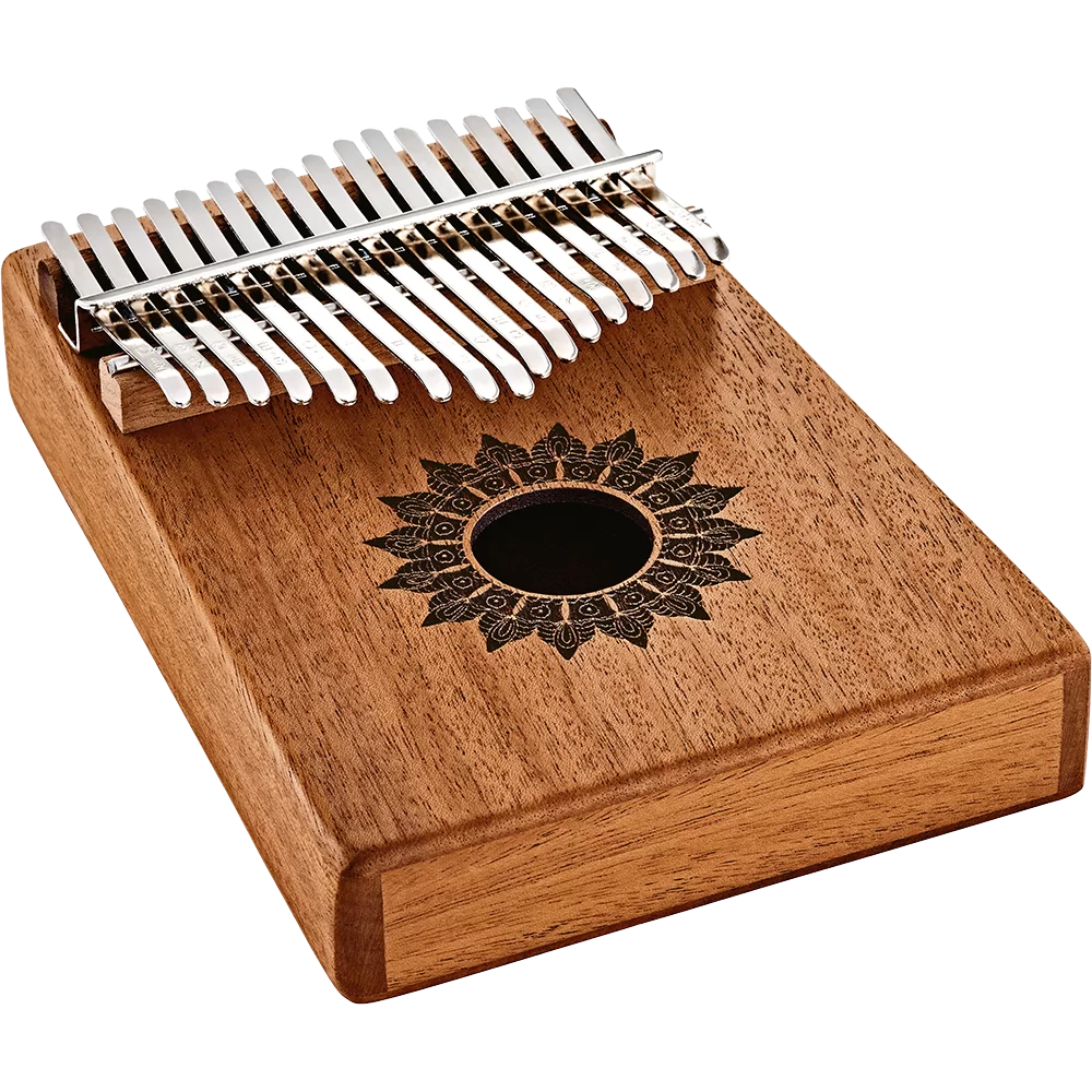 Kalimba 17 notes | acajou | do majeur (440/432 Hz) | sacoche incluse | pick-up en option