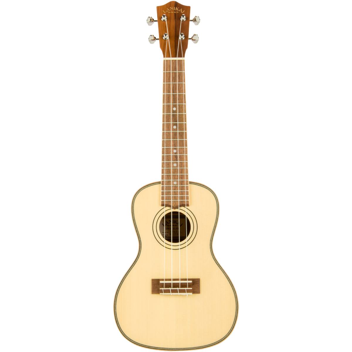 LANIKAI concert ukulele | Spruce Solid Top Series with bag