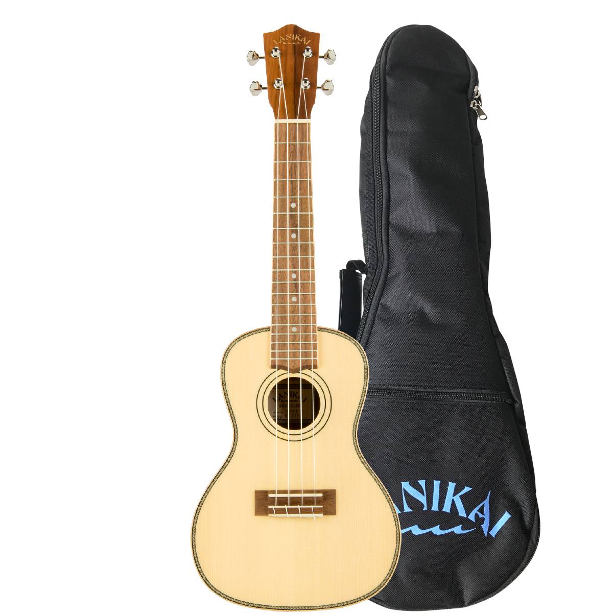 LANIKAI concert ukulele | Spruce Solid Top Series with bag