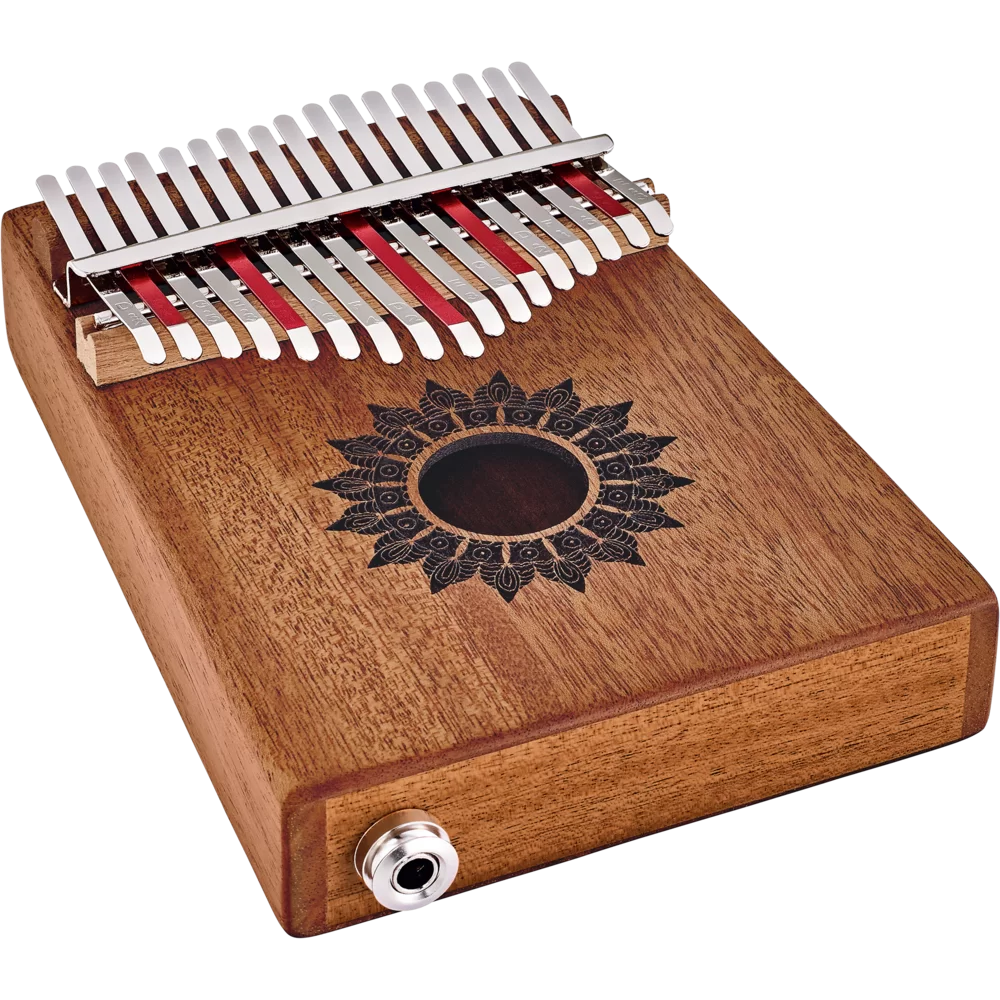Kalimba 17 notes | acajou | do majeur (440/432 Hz) | sacoche incluse | pick-up en option