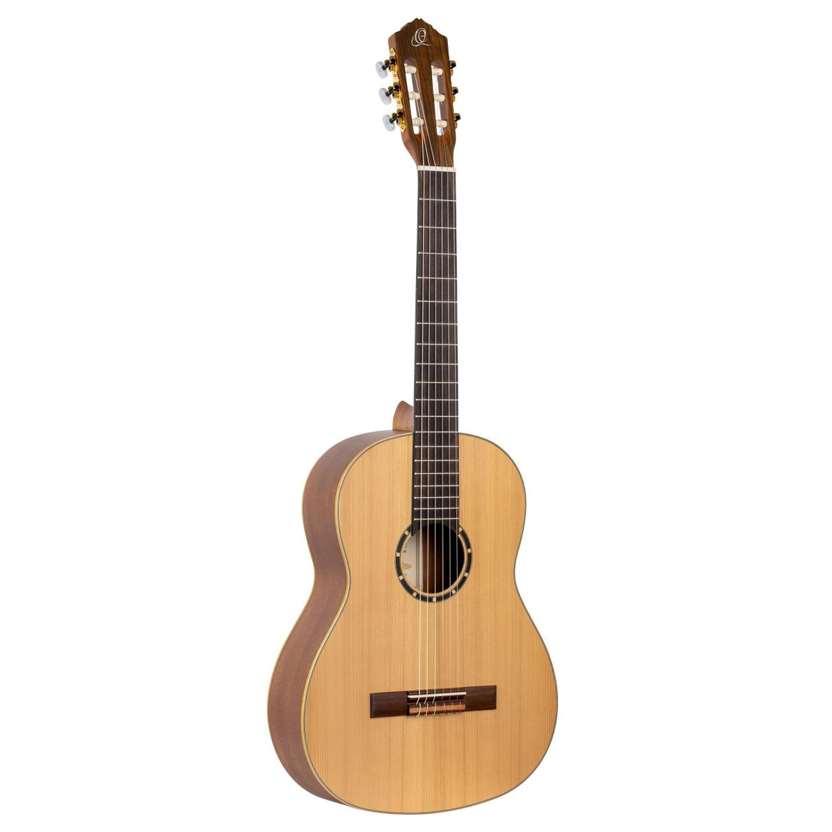 ORTEGA Family Series Pro 4/4 Classical Guitar, 6-String - Natural Cedar/Mahogany + Gig Bag