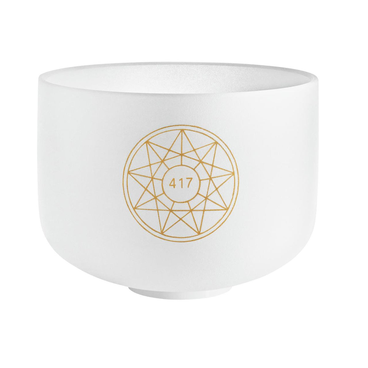 10" / 25cm Solfeggio Kristallklangschale - Re 417Hz / G#4