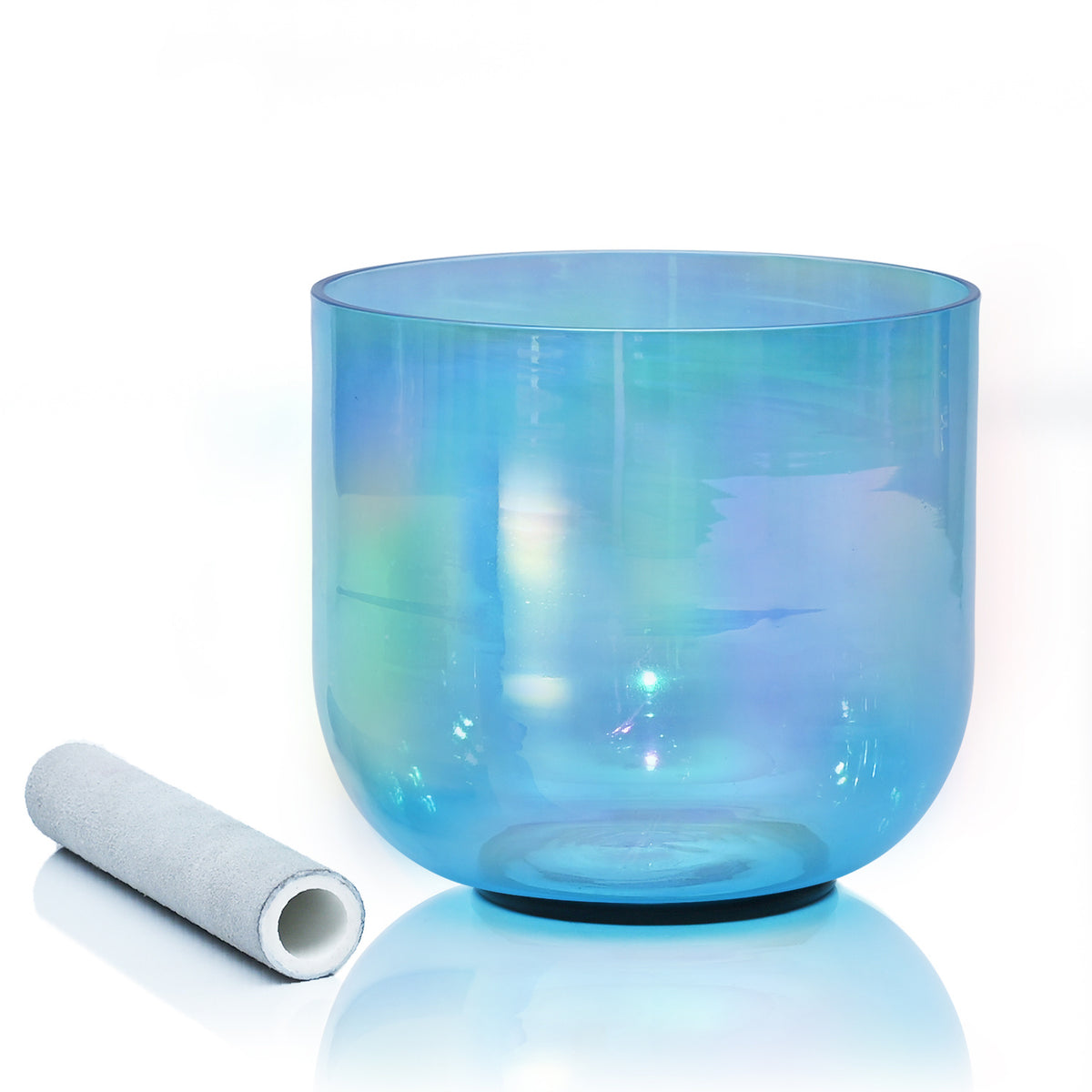 Bol de cristal chantant Aurora Cosmic Blue en ø 20 cm en F - Chakra du cœur | 432Hz
