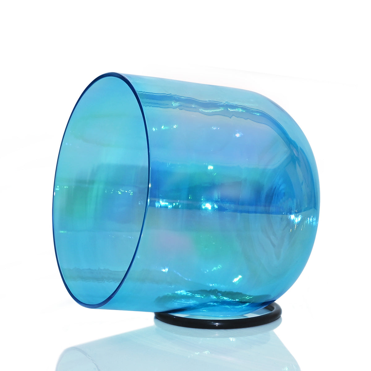 Bol de cristal chantant Aurora Cosmic Blue en ø 20 cm en F - Chakra du cœur | 432Hz