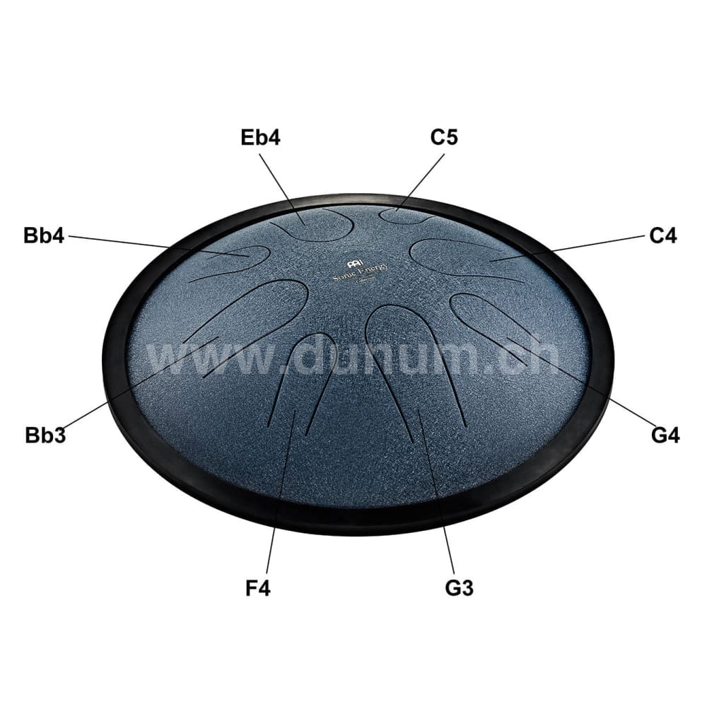 Compact Steel Tongue Drum | C Moll in 432 Hz | 8 Töne Zungentrommel