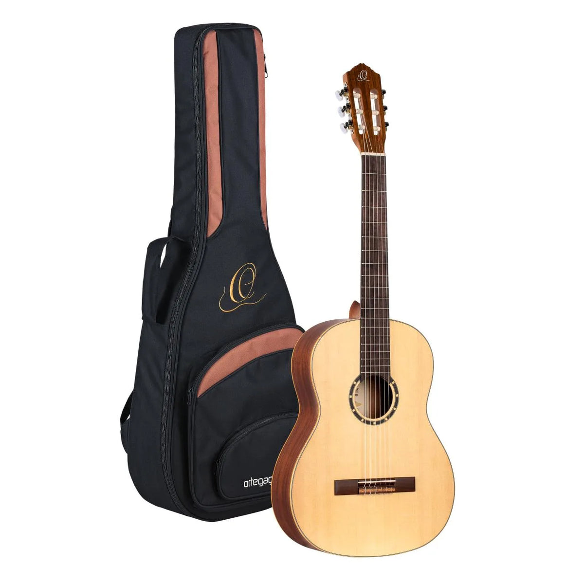 Guitare classique ORTEGA Family Series 1/4 | 1/2 | 3/4 | 7/8 | 4/4 à 6 cordes - Acajou naturel + housse