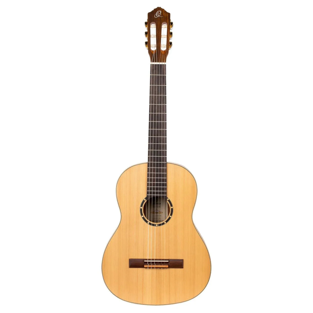 ORTEGA Family Series Pro 4/4 Classical Guitar, 6-String - Natural Cedar/Mahogany + Gig Bag