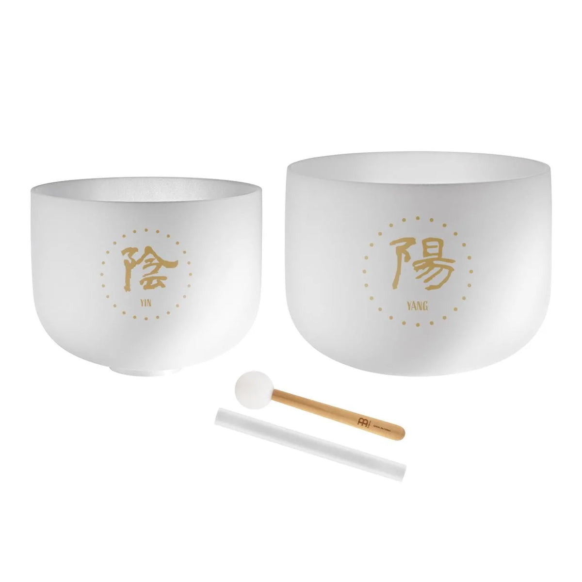 MEINL Sonic Energy Set de 2 pièces TCM Crystal Singing Bowl Yin & Yang