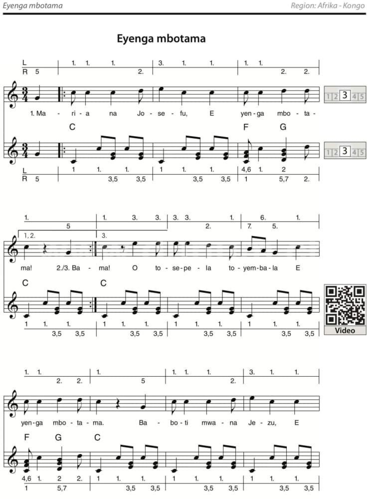 Conny Sommer - „Weihnachtslieder aus aller Welt“ für Kalimba (17 Töne C-Dur)