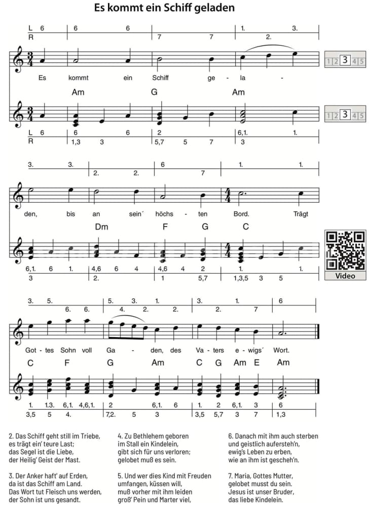 Conny Sommer - „Weihnachtslieder aus aller Welt“ für Kalimba (17 Töne C-Dur)