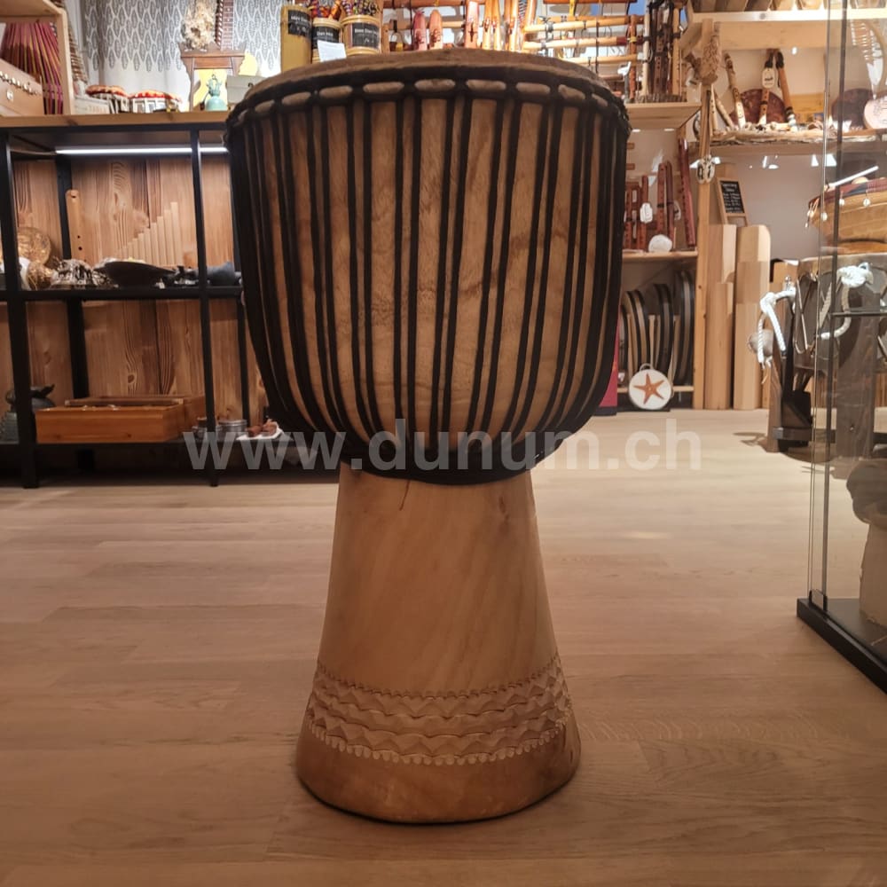 Djembé aus Guinea Ø 32 cm H 60 cm