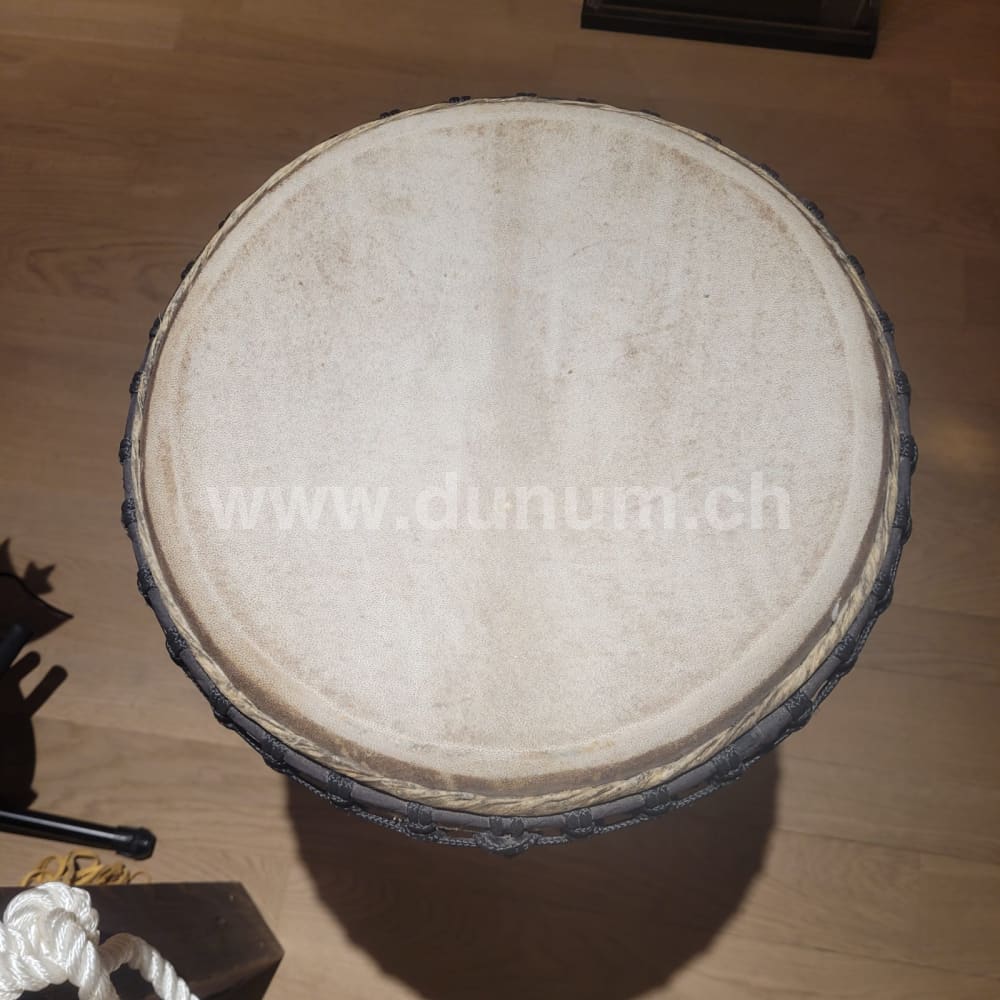 Djembé aus Guinea Ø 33 cm H 64 cm