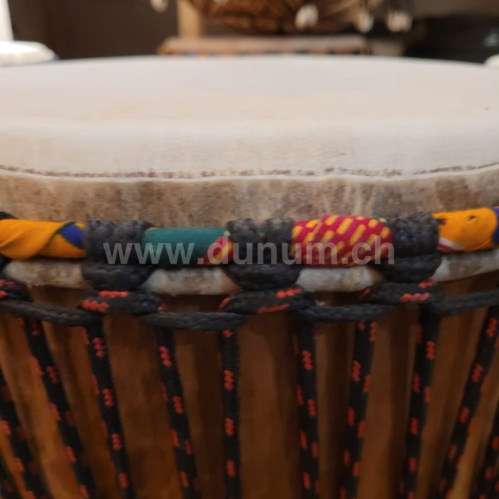 Djembé aus Mali Ø 34 cm H 62 cm