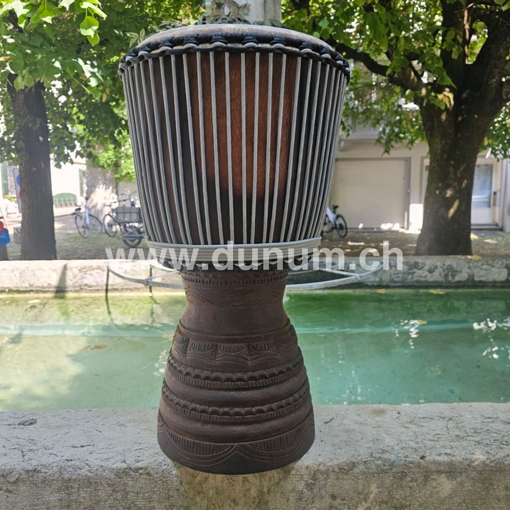 Djembé PRO aus Burkina Faso 34 Ø cm H 65 cm