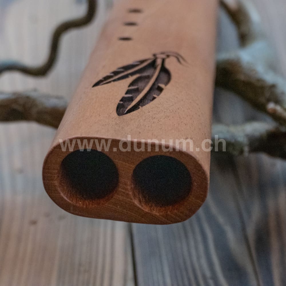 Doppel Nova Flöte F# | Blasinstrumente | Indianische Flöten | Dunum.ch