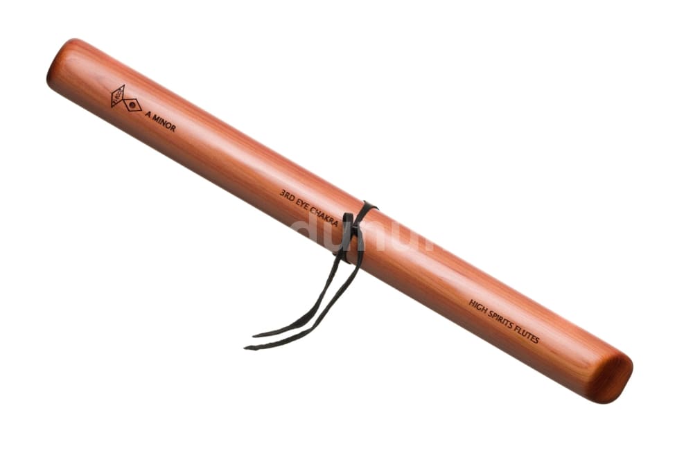 DRITTES AUGE Chakra Spirit Flöte in A - Aromatische Zeder | Blasinstrumente | Erdton & Chakra Flöten | Dunum.ch