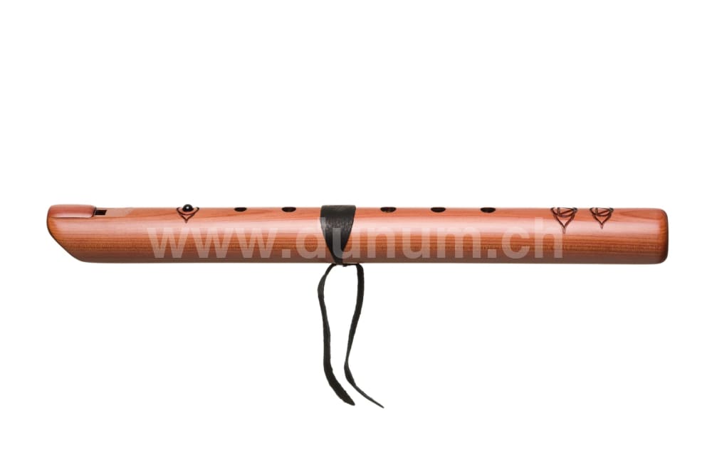 DRITTES AUGE Chakra Spirit Flöte in A - Aromatische Zeder | Blasinstrumente | Erdton & Chakra Flöten | Dunum.ch