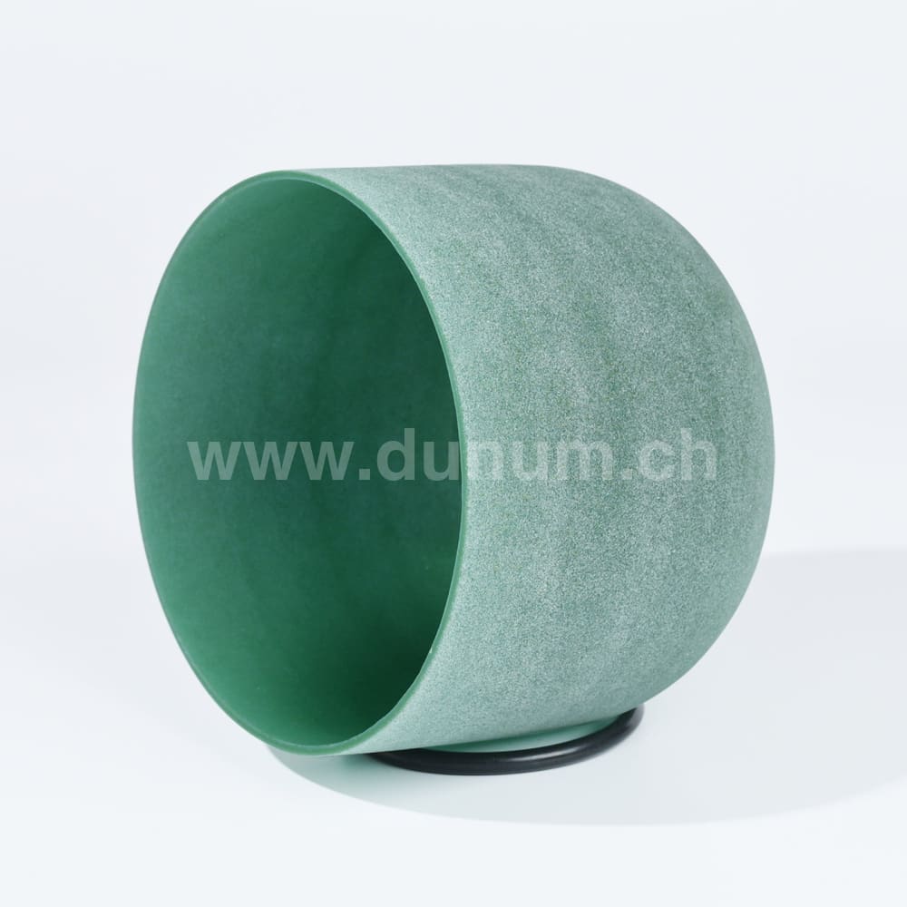 Emerald Kristallklangschale ø 25.5 cm - F - Herz Chakra | 432Hz