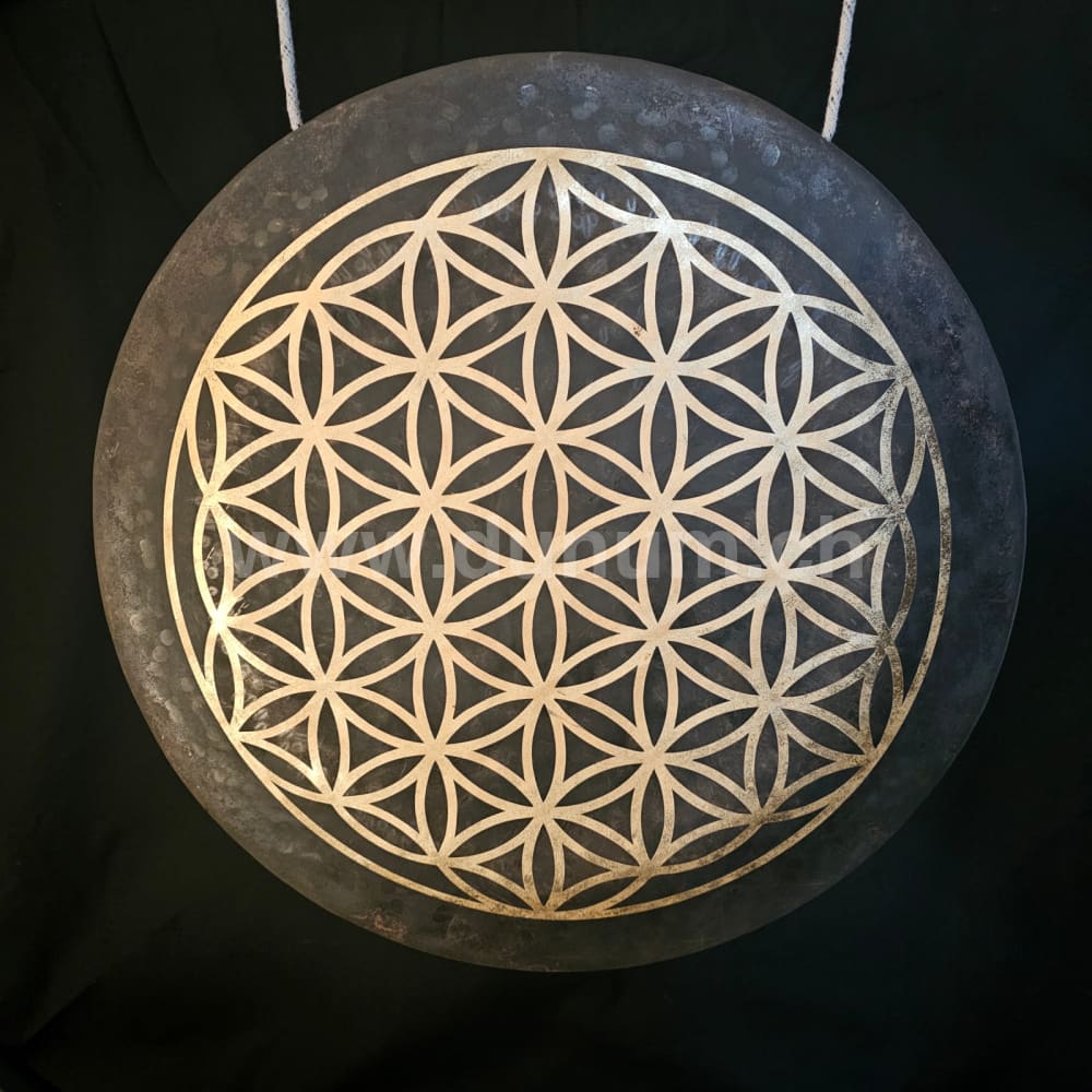 Erdgong ø 50 cm - Blume des Lebens