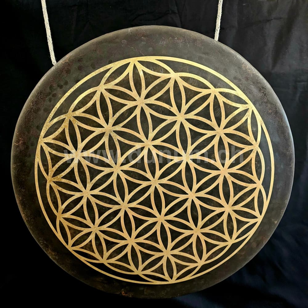 Erdgong ø 50 cm - Blume des Lebens