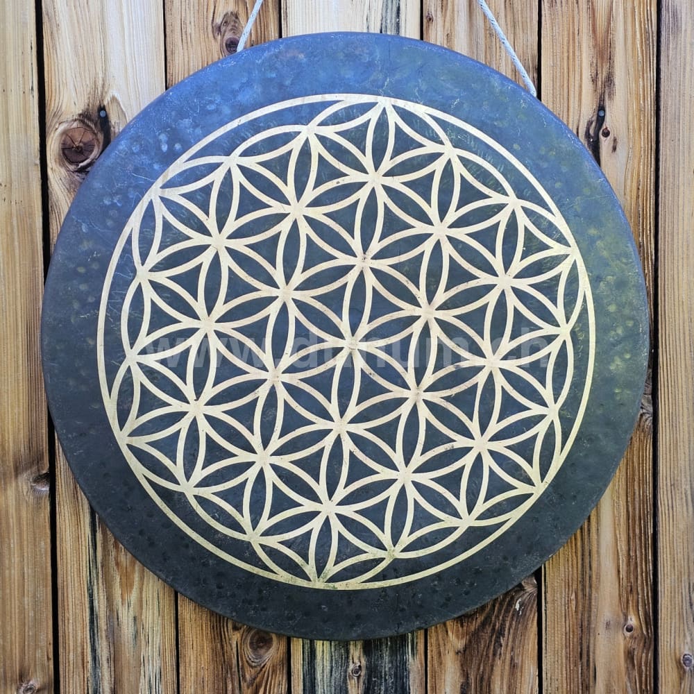 Erdgong ø 60 cm - Blume des Lebens