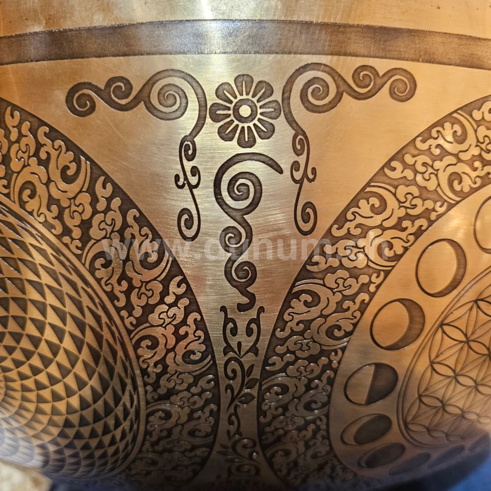 Fussreflexonen Klangschale ø 48 cm - ~ C in 432 Hz - Wurzelchakra