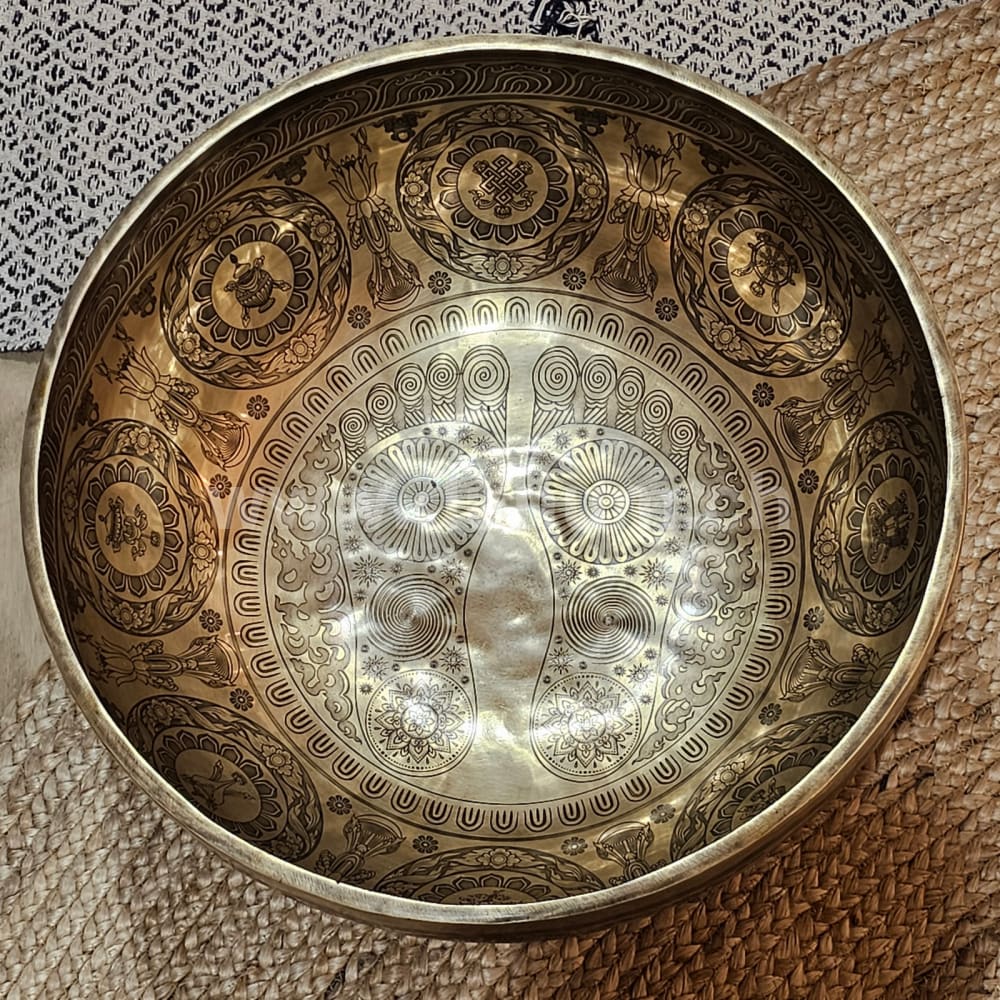 Fussreflexonen Klangschale ø 48 cm - ~ C in 432 Hz - Wurzelchakra