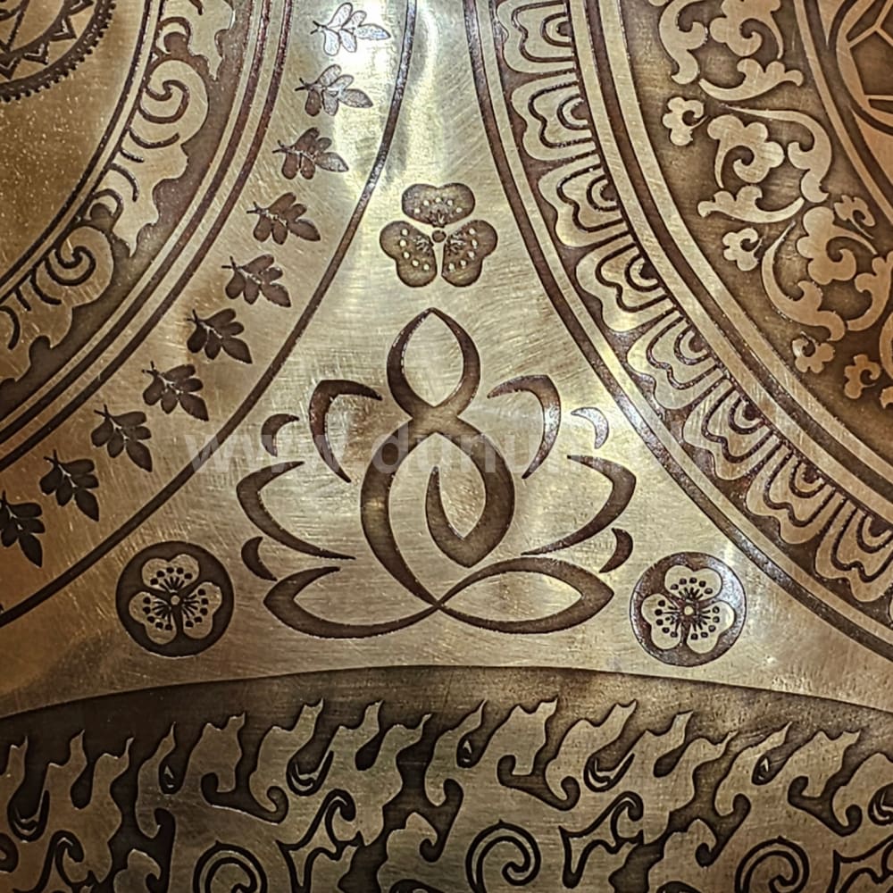 Fussreflexonen-Klangschalen ø 49 cm – F 440 Hz | Herzchakra