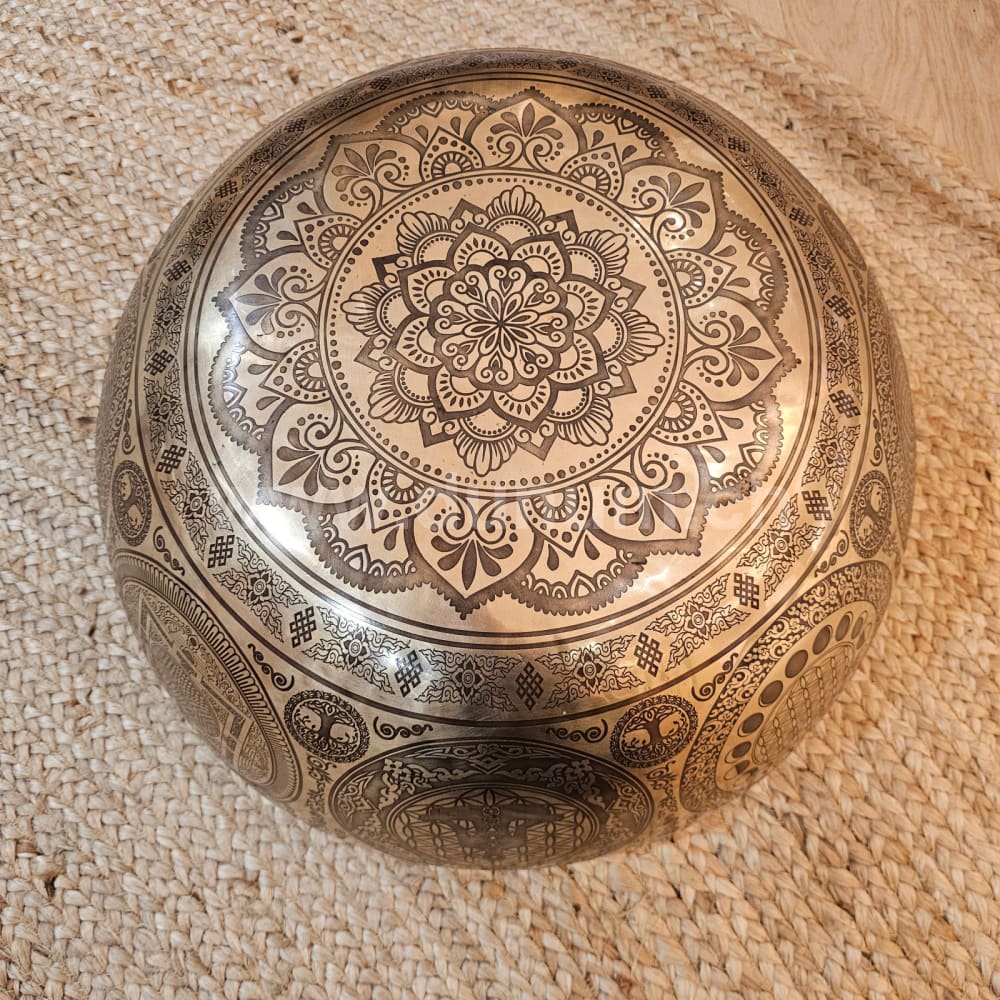 Fussreflexonen-Klangschalen ø 49 cm - F# 440 Hz | Thymus Chakra