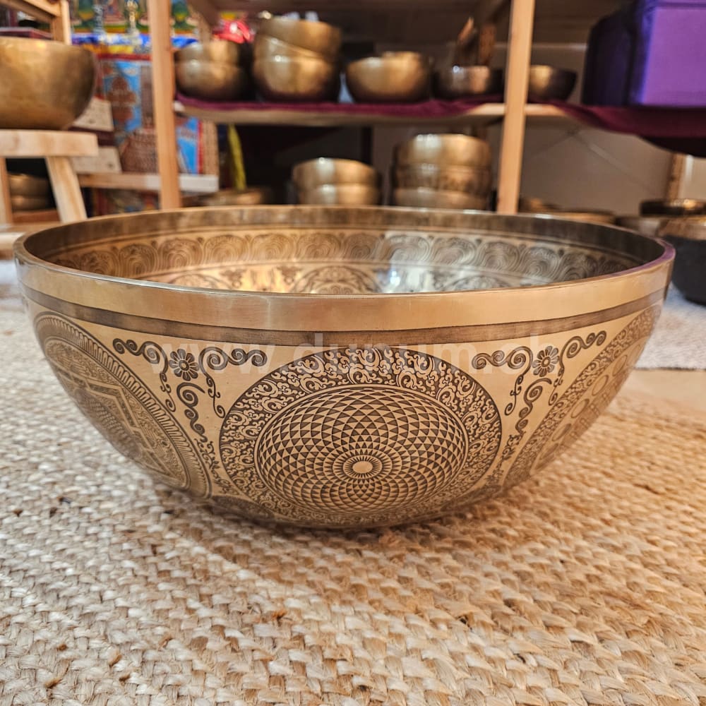 Fussreflexonen-Klangschalen ø 49 cm - F# 440 Hz | Thymus Chakra