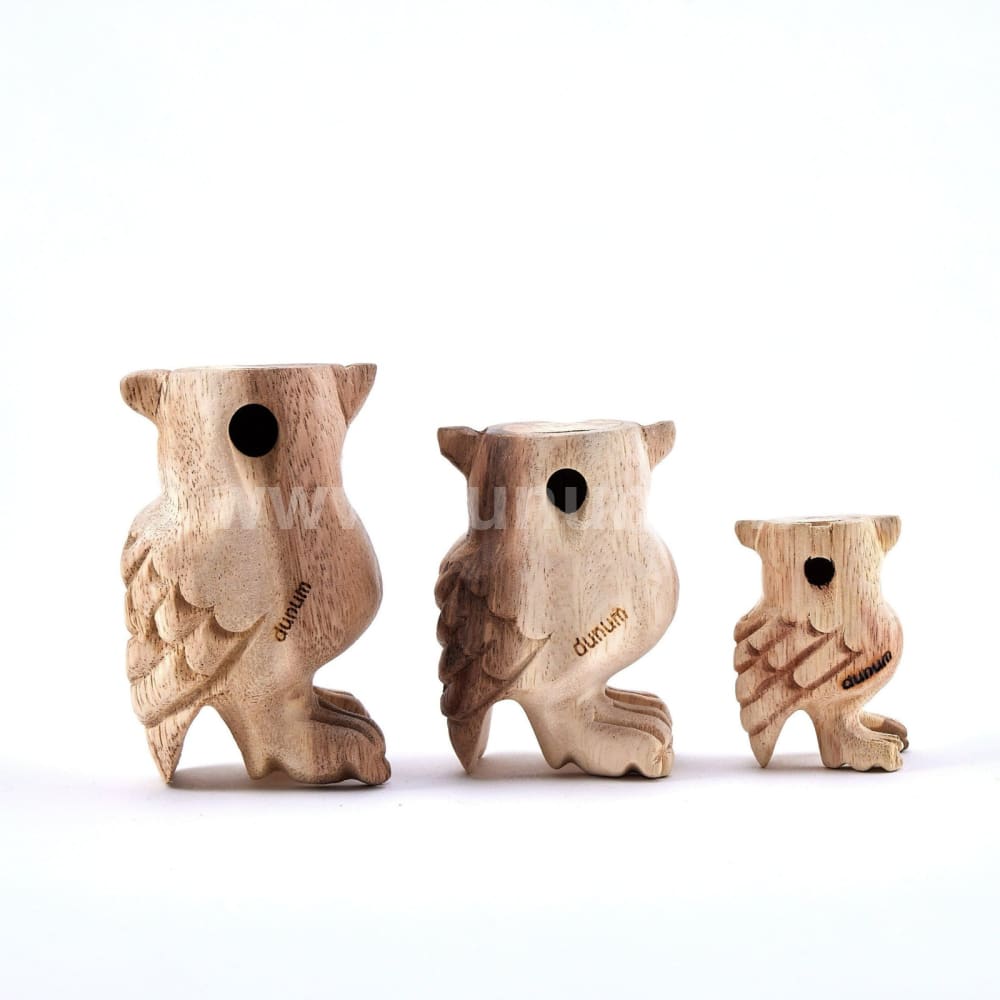 Holz Eulen | Blasinstrumente für Gross & Klein | Dunum.ch