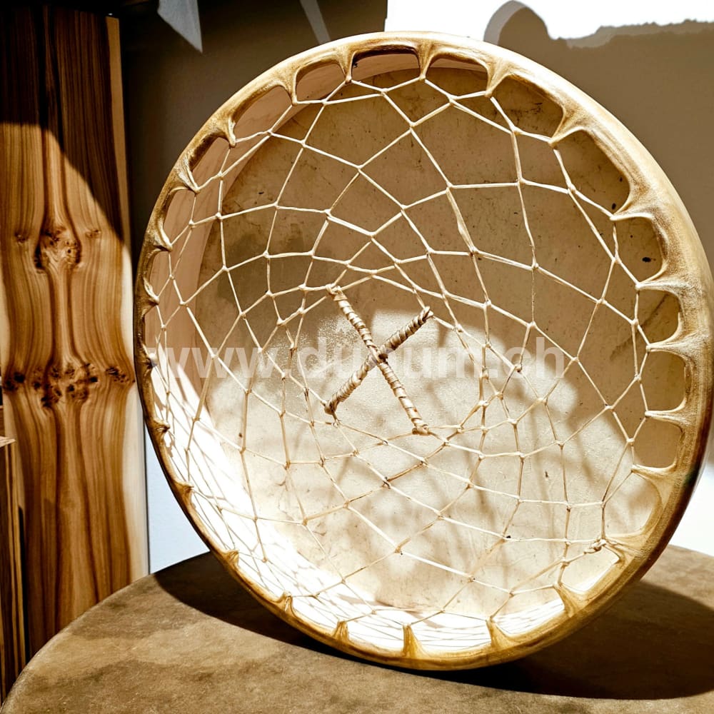 Indianer Trommel ø 45 cm - Elch - mit Traumfänger | Schamanentrommel | Perkussion & Trommel | Dunum.ch