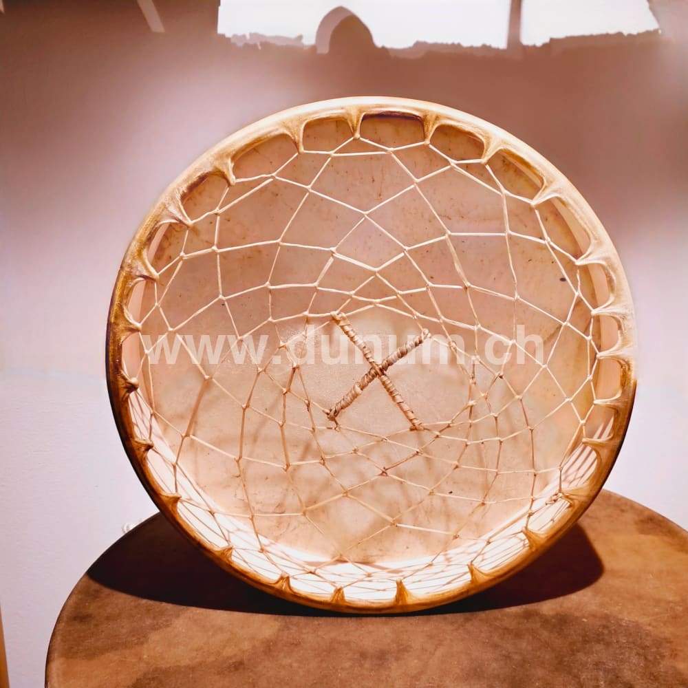 Indianer Trommel ø 45 cm - Elch - mit Traumfänger | Schamanentrommel | Perkussion & Trommel | Dunum.ch