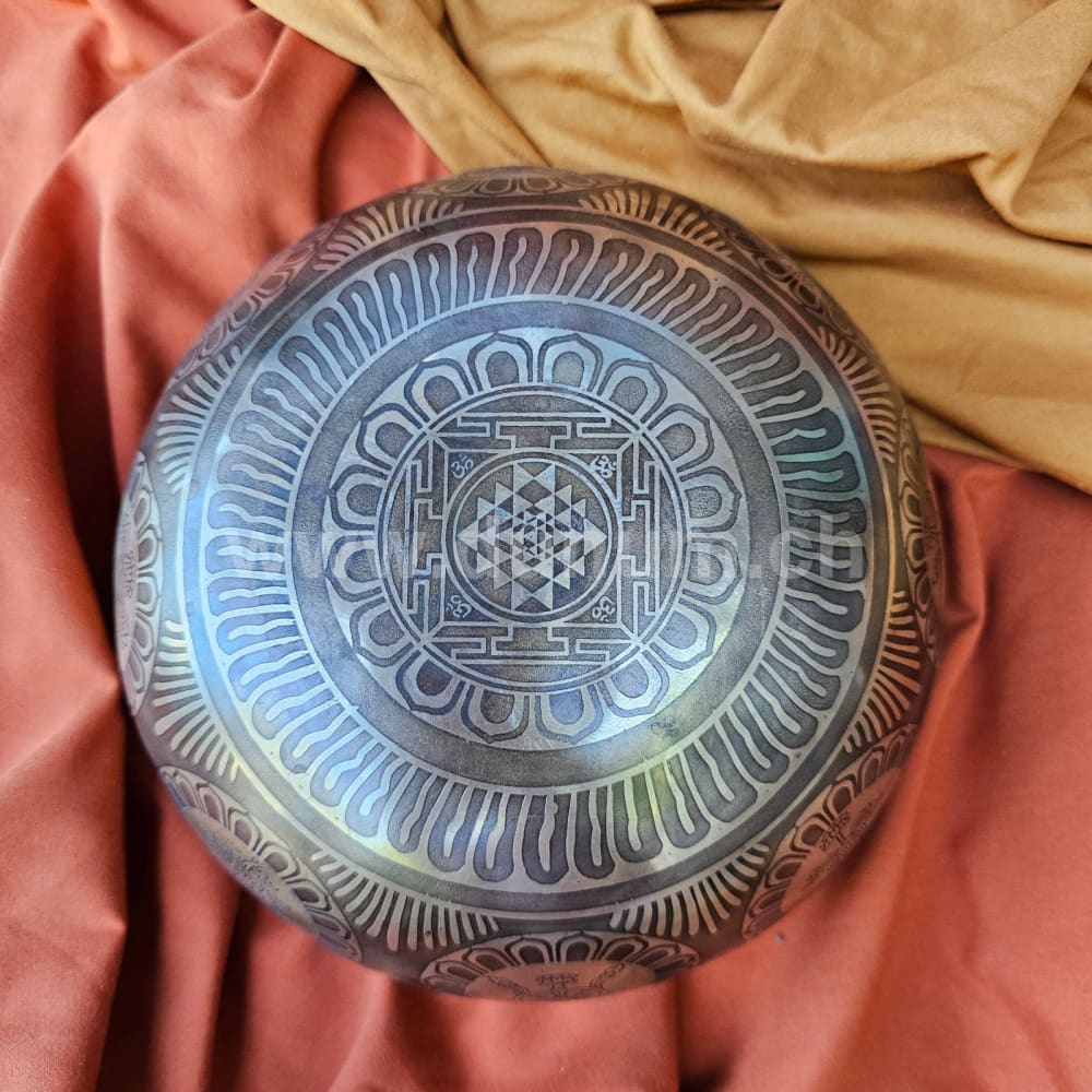 Klangschale - Blume des Lebens ø 19 cm