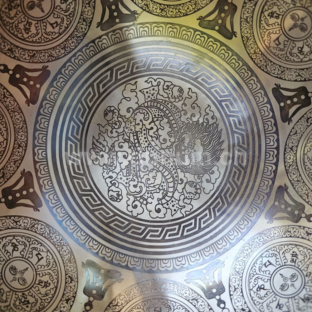 Klangschale Glücksdrache - ø 22 cm