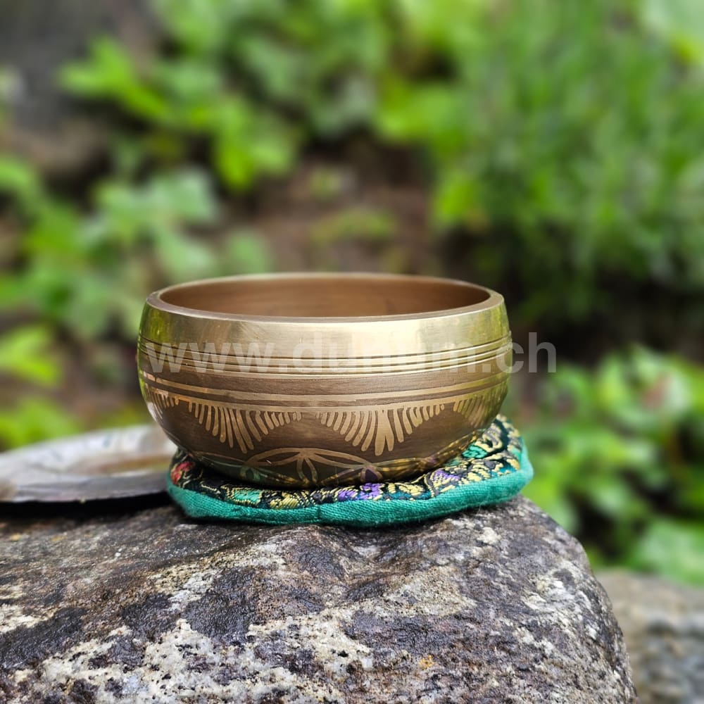 Klangschale Klein mit Blume des Lebens