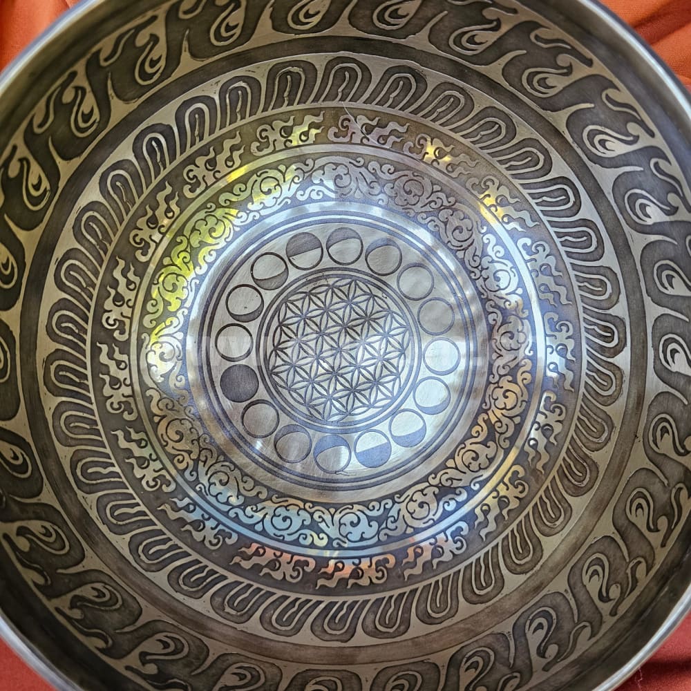 Klangschale Mondphase - ø 21.5 cm