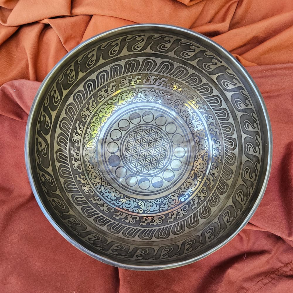 Klangschale Mondphase - ø 21.5 cm