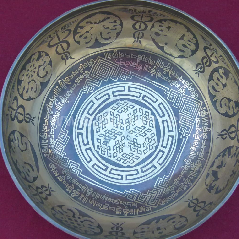 Klangschale ø 34 cm Endloser Knoten | Klangschalen & Stimmgabeln | Dunum.ch