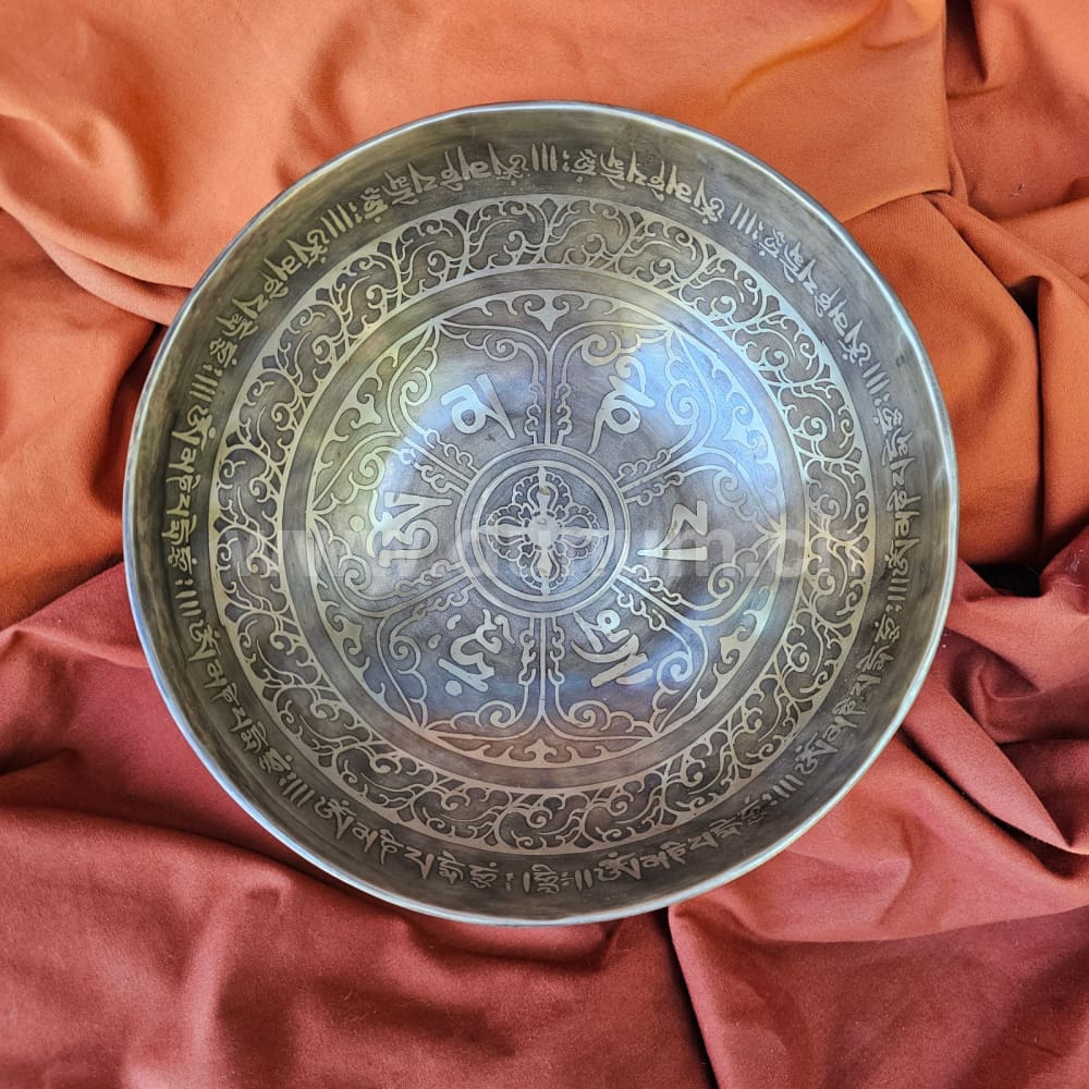 Klangschale Om Mani Padme Hum - ø 21,5 cm