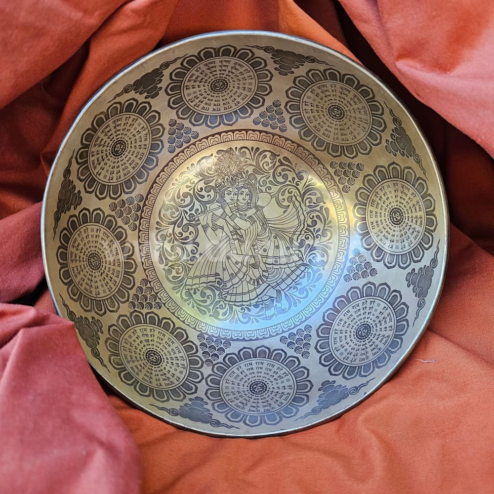 Klangschale - Radha-Krishna ø 21 cm