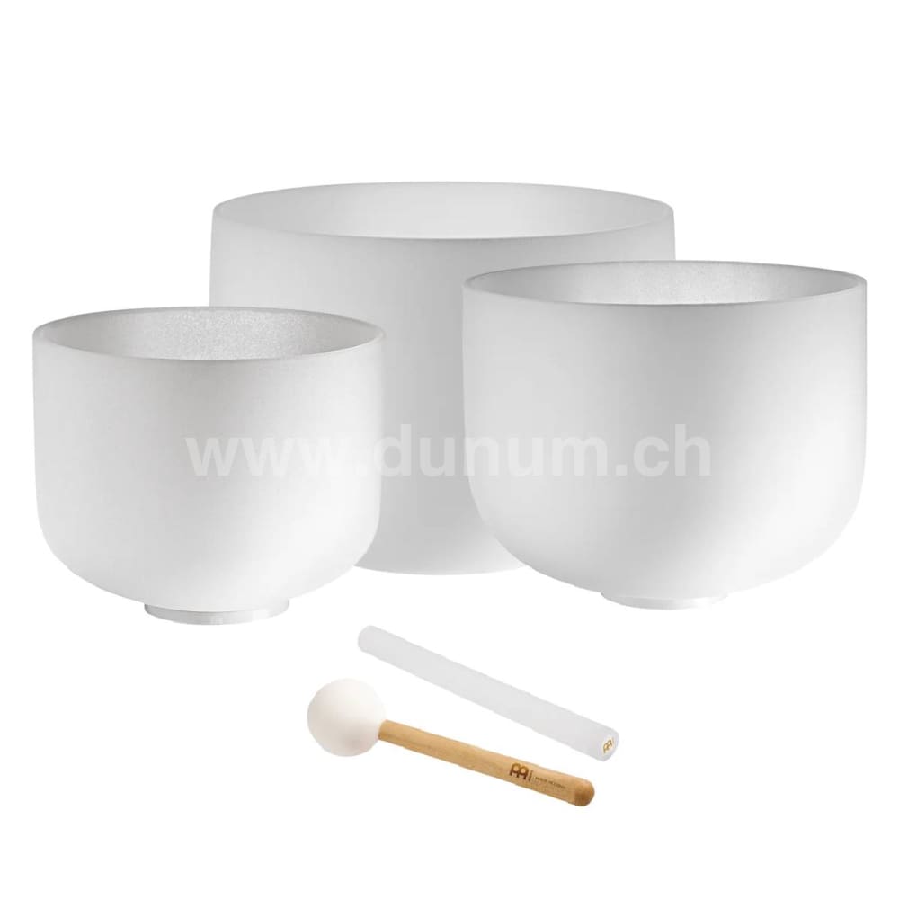 Kristallklangschalen Set - 10G/12E/14C in 432 Hz