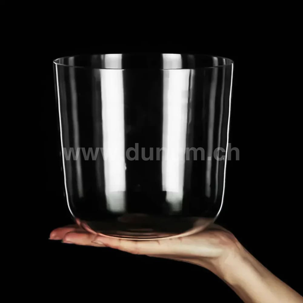 Alchemie Kristallklangschalen ø 23 cm in C - Wurzelchakra | Klangschalen & Stimmgabeln | Dunum.ch