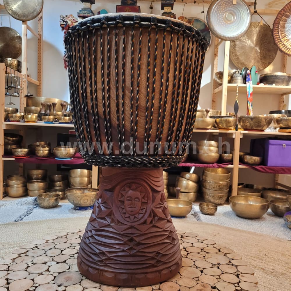Meisterklasse Djembé aus Mali Ø 37 cm H 64 cm