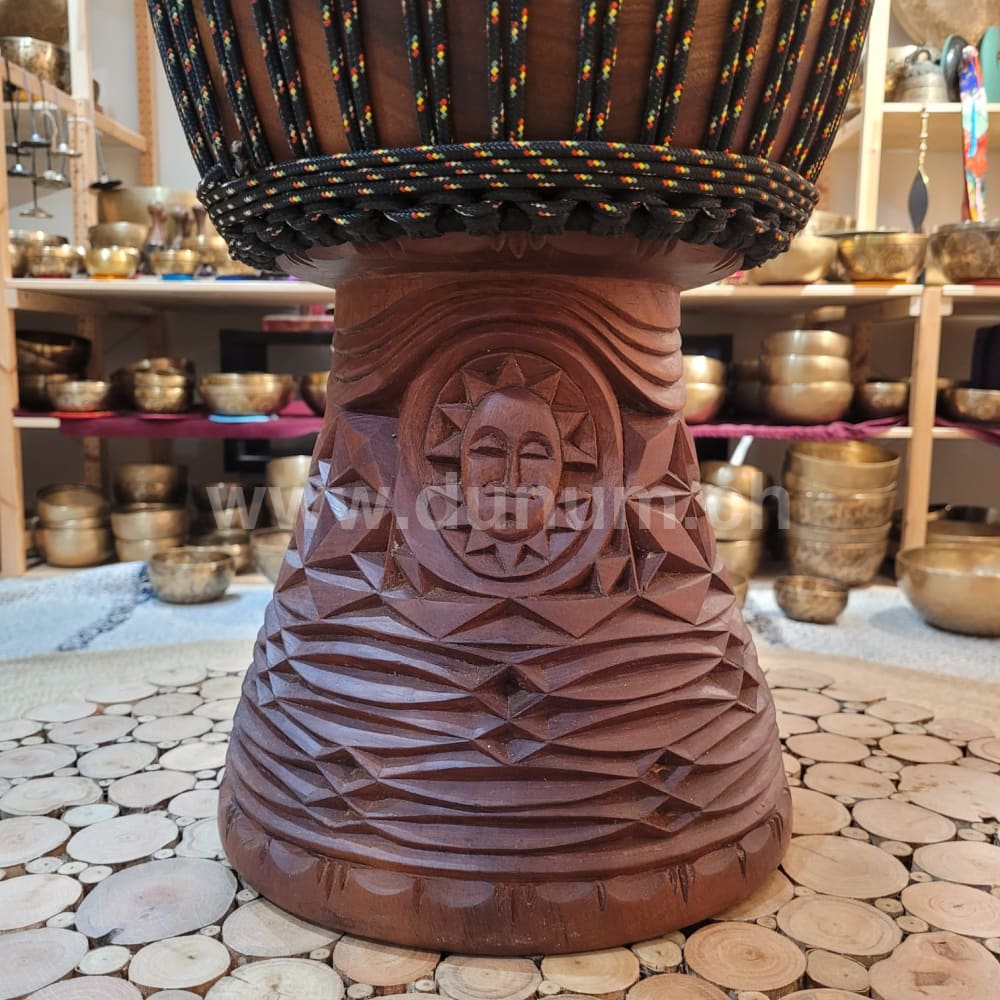 Meisterklasse Djembé aus Mali Ø 37 cm H 64 cm